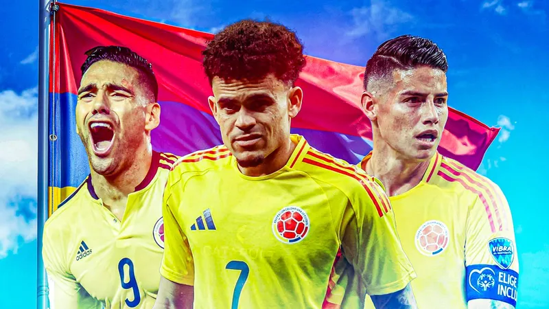 Cầu thủ Colombia dứt điểm mạnh vào khung thành của Pháp